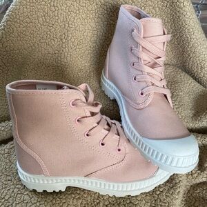 SO Chestnut Girls’ High Top Pink - White Sneakers Size 3